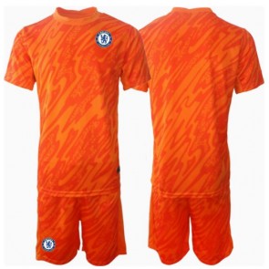Chelsea Brankářské Dětské Domácí dres komplet 2024-25 Krátký Rukáv (+ trenýrky)